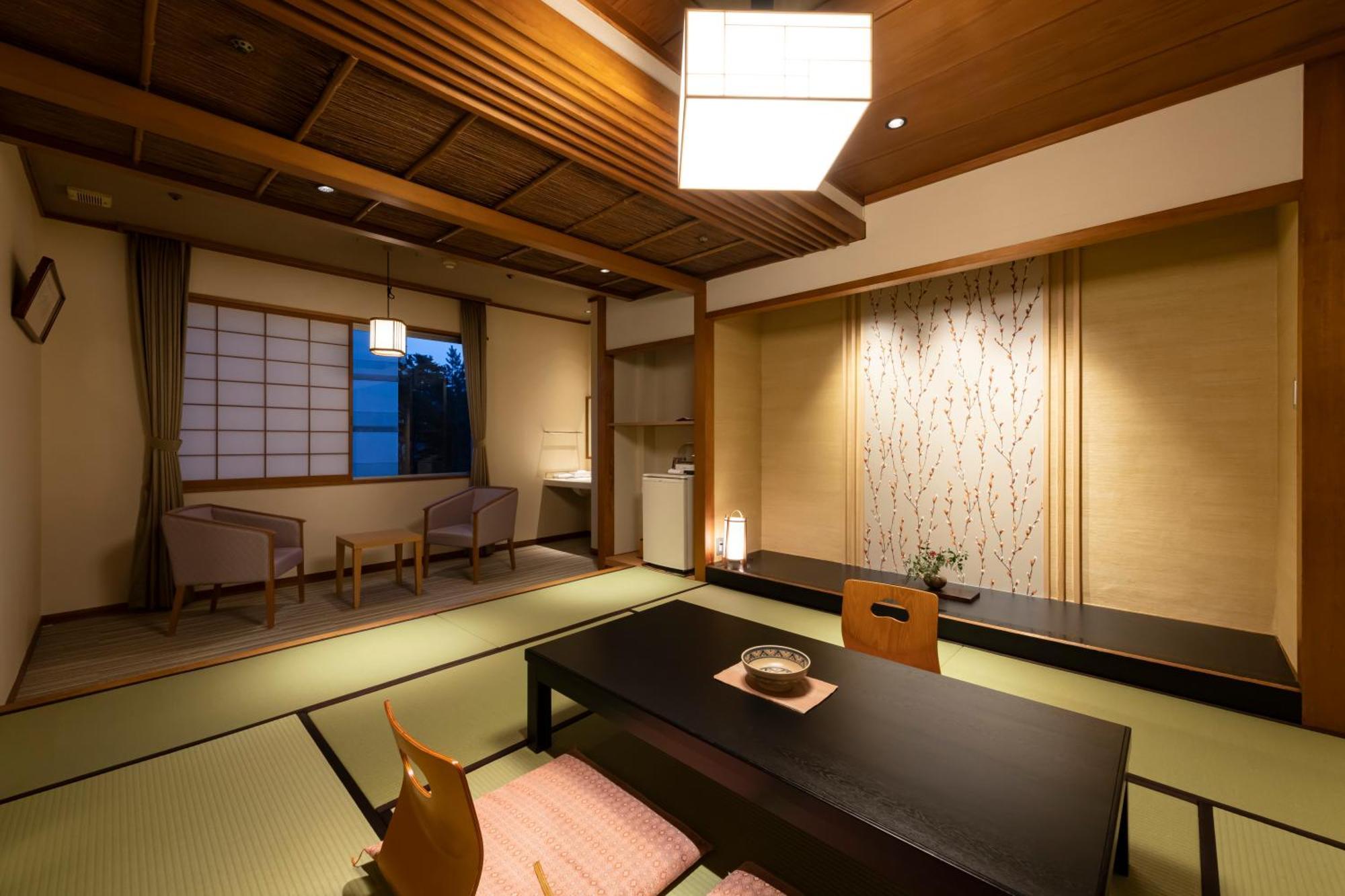 Senkeien Tsukioka Hotel Kaminoyama Exteriör bild